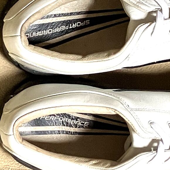 Nike Golf Shoes Sport Performance 307414 White Bicycle Toe 9 Men Removable Spike - Picture 14 of 14